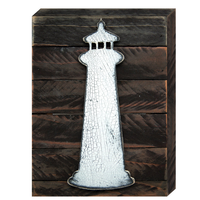 Designocracy Lighthouse Vintage Nautical Wall Décor | Wayfair